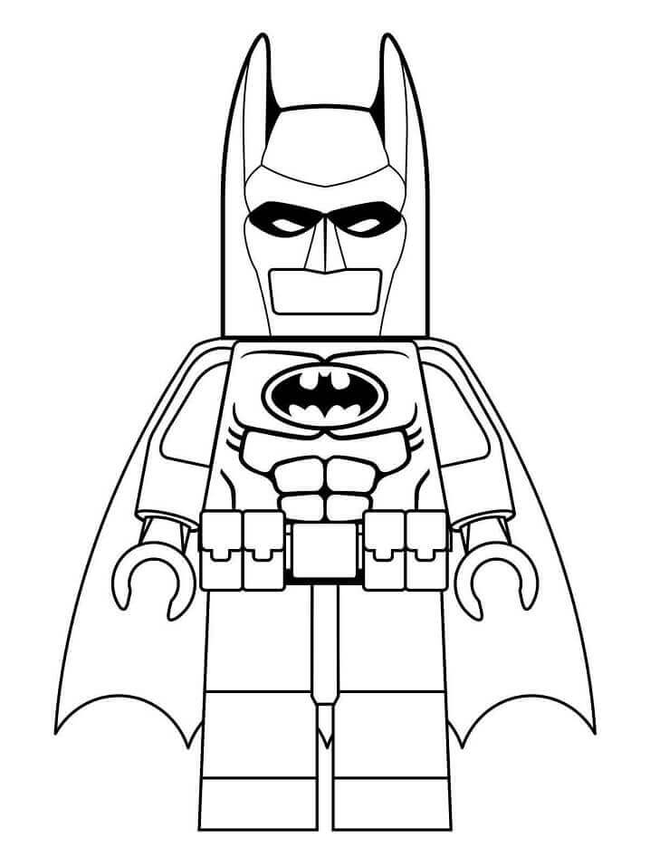 Desenhos de Lego Batman Simples para colorir