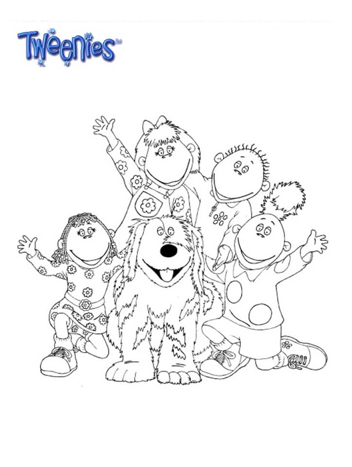 Personagens de Tweenies para colorir