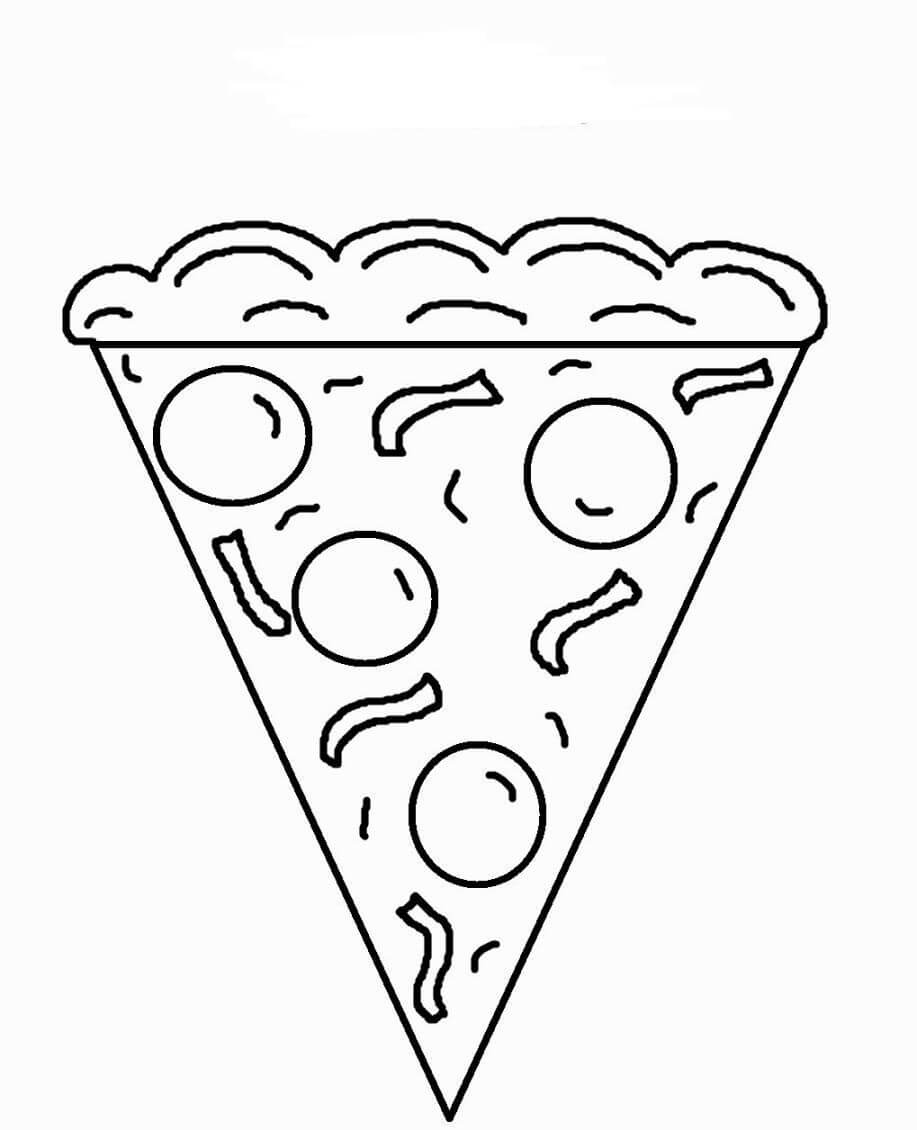 Desenhos de Pizza Legal para colorir