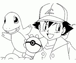 Desenhos de Pokémon na Pokébola para colorir