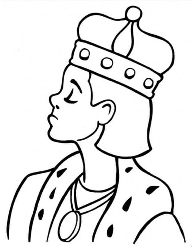 Desenhos de Rei Entediado Chefe para colorir
