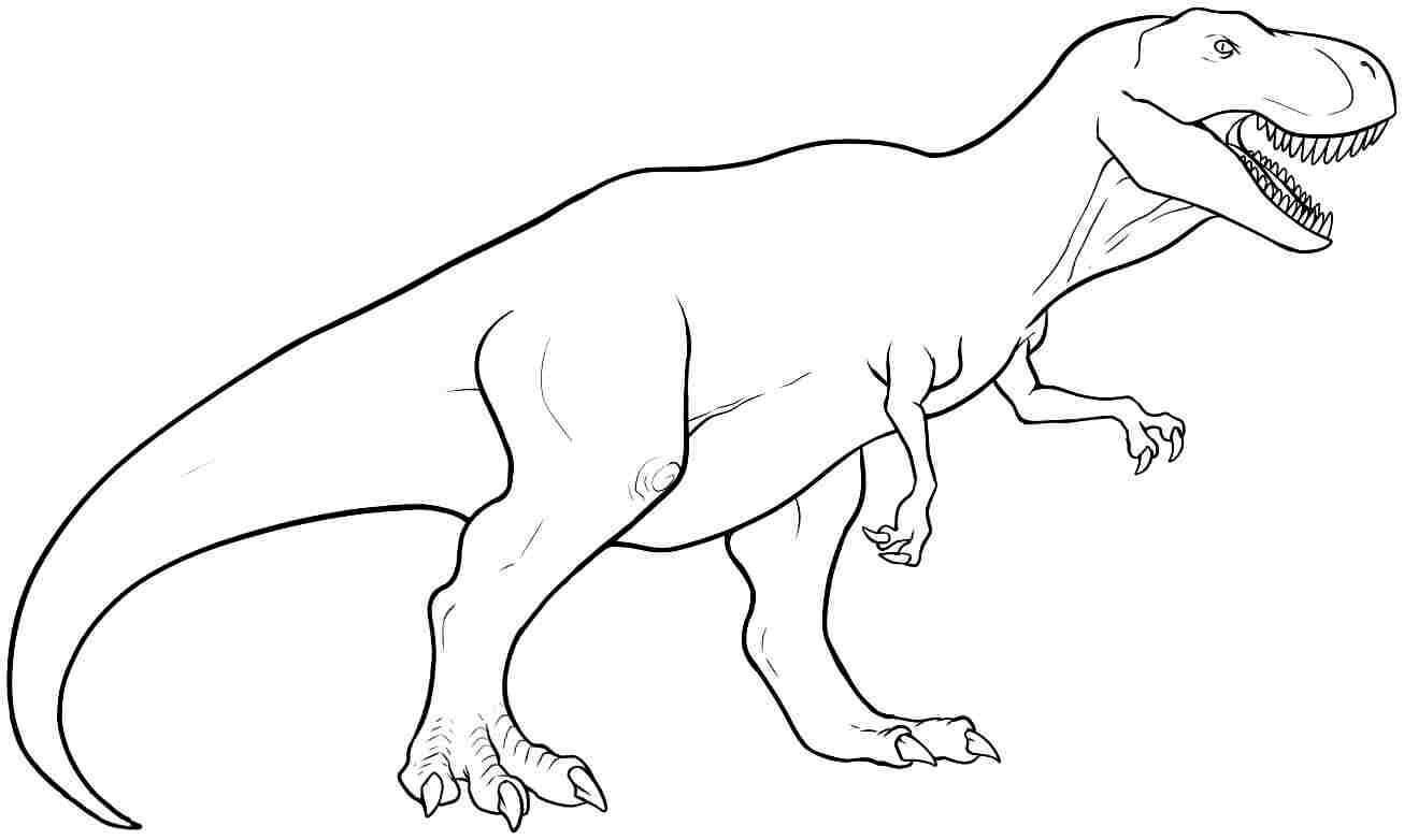 Desenhos de Tiranossauro Rex para colorir