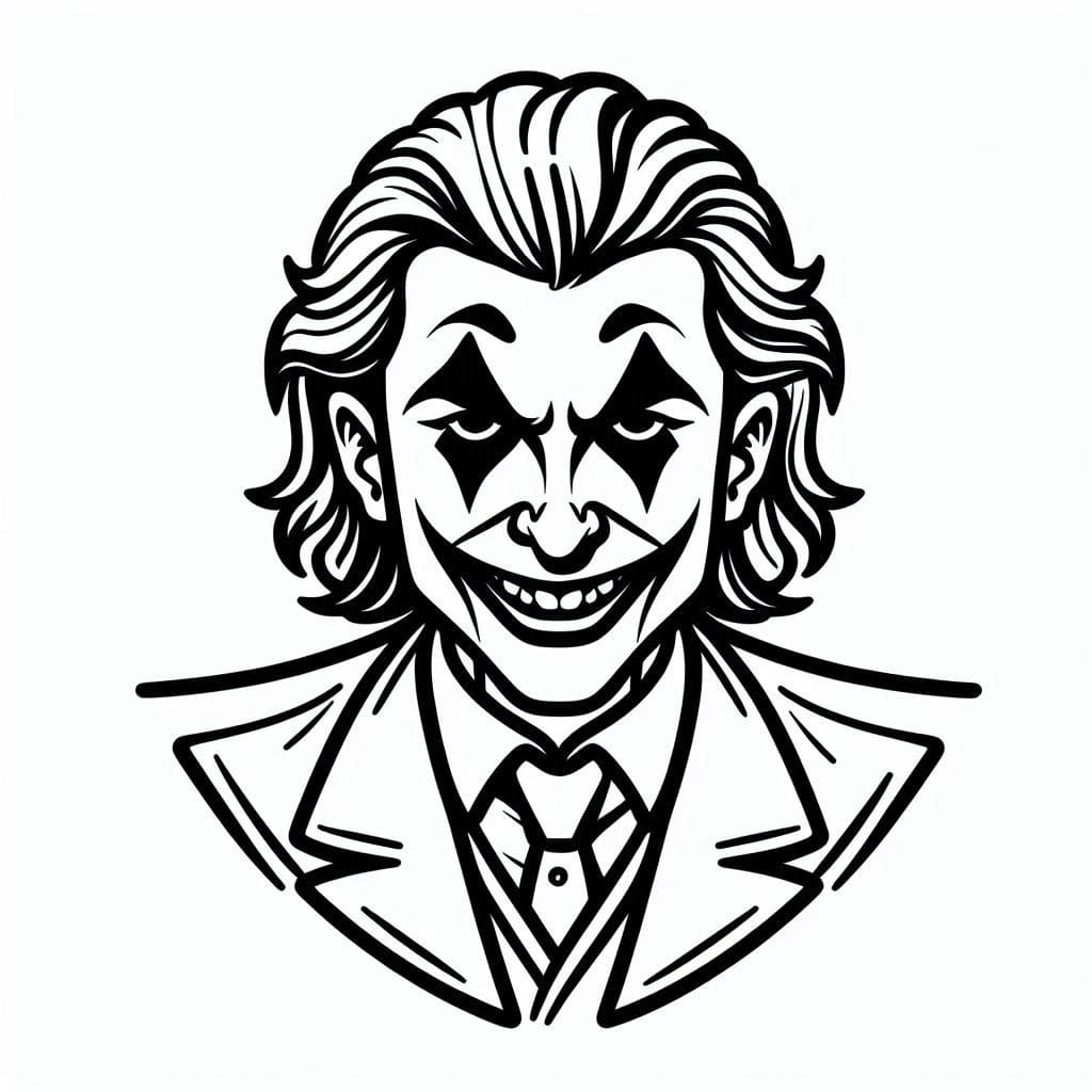 Desenhos de Coringa 4 para colorir