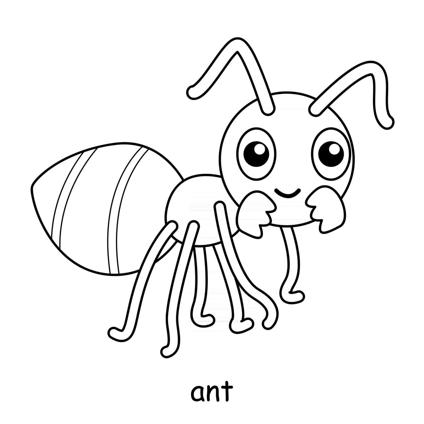 Desenhos de Formiga 2 para colorir