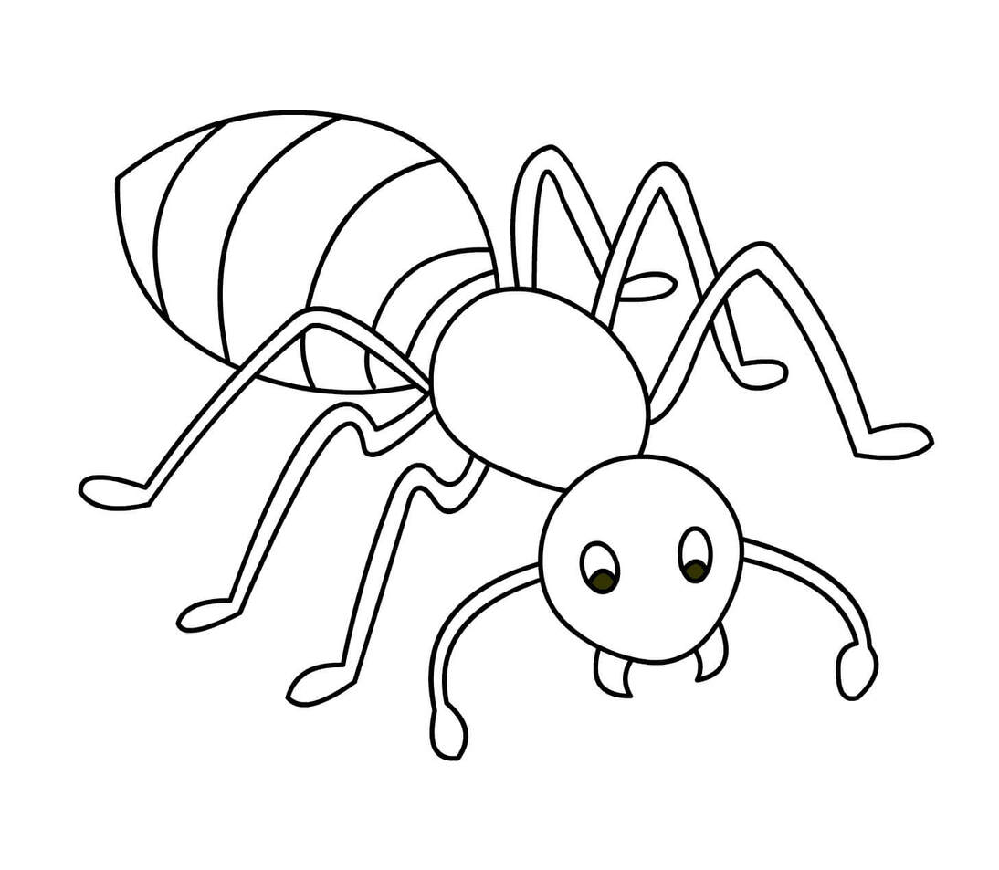 Desenhos de Formiga 4 para colorir