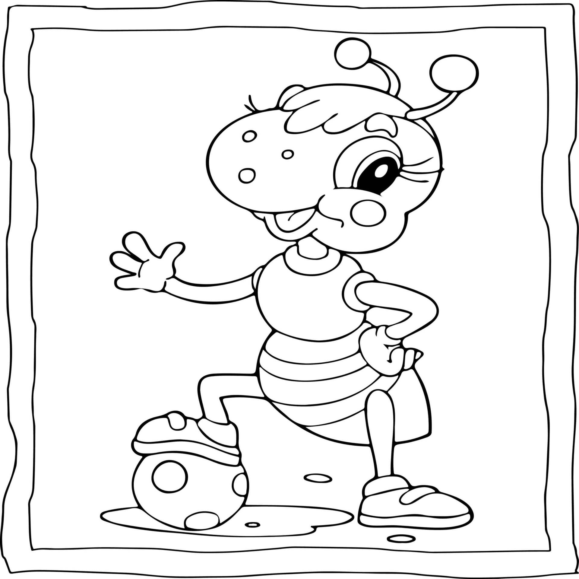 Desenhos de Formiga 6 para colorir
