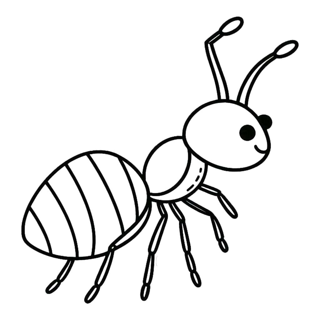 Desenhos de Formiga gratuita para colorir