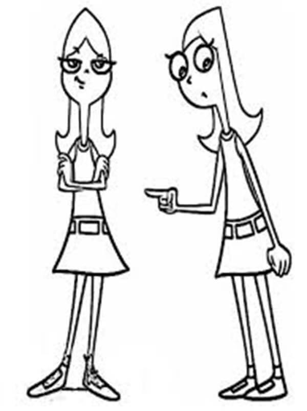 Candace Flynn de Phineas and Ferb para colorir