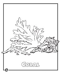 Desenhos de Coral Animal Ameaçado para colorir