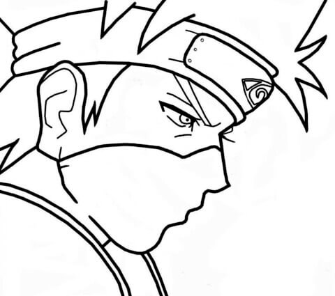 Desenhos de Enfrentar Kakashi para colorir
