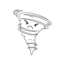 Desenhos de Furioso Tornado para colorir