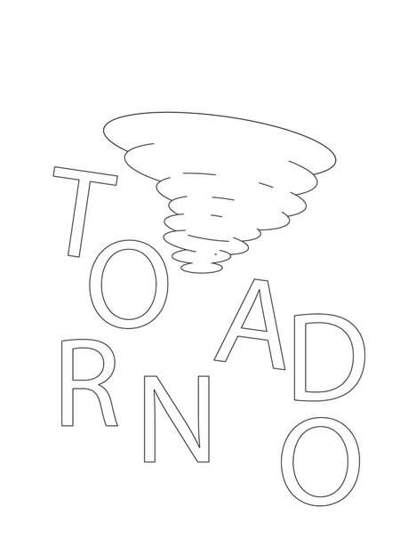 Desenhos de Super Tornado para colorir
