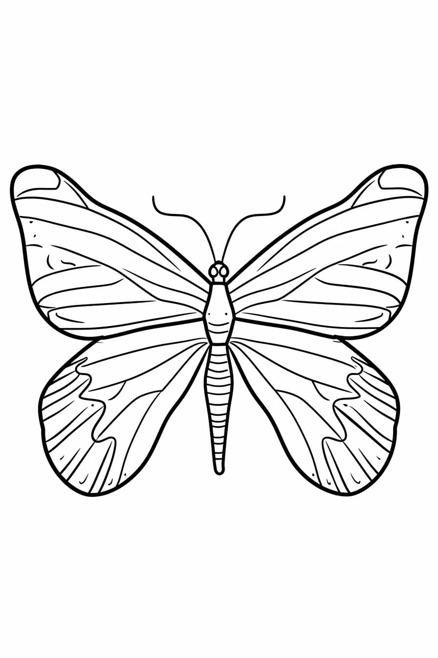 Desenhos de Borboleta 4 para colorir