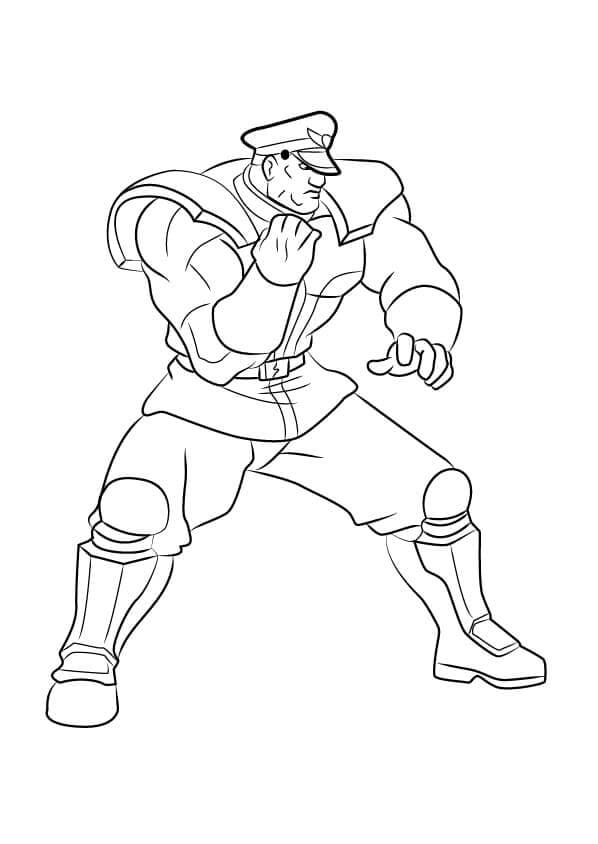 M. Bison para colorir