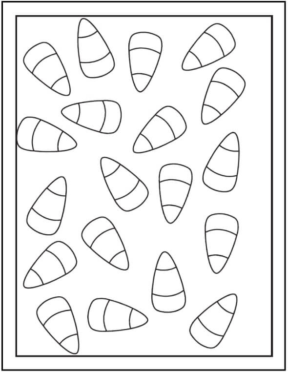 Desenhos de Os Grãos de Caramelo para colorir