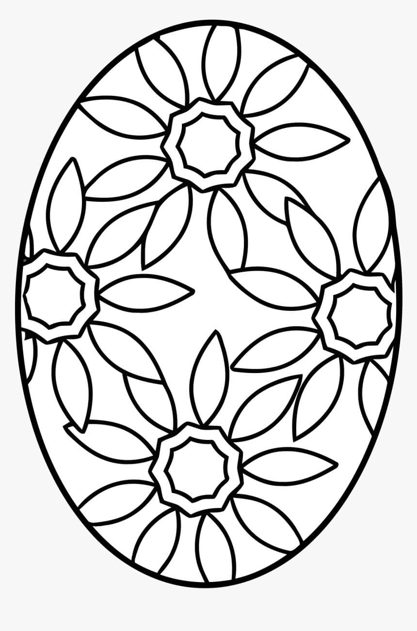 Desenhos de Ovo de Páscoa Imprimível para colorir