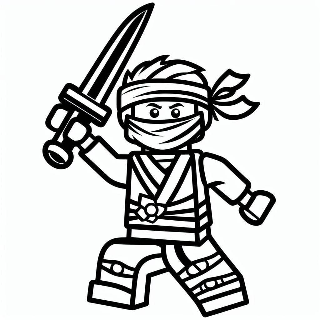 Desenhos de Desenhar Ninjago 1 para colorir