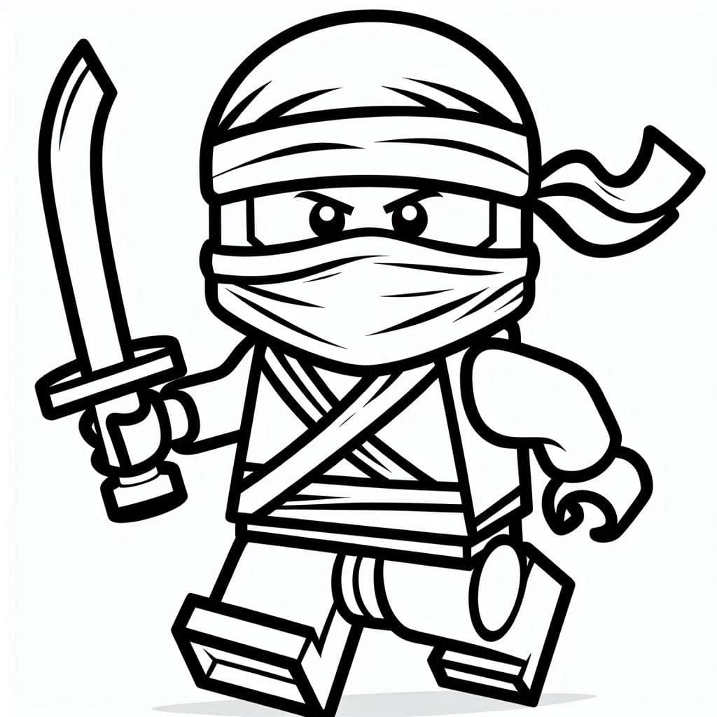 Desenhos de Desenhar Ninjago 2 para colorir