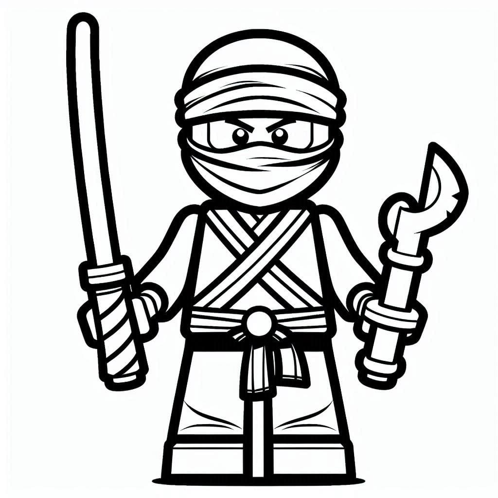 Desenhos de Desenhar Ninjago 3 para colorir