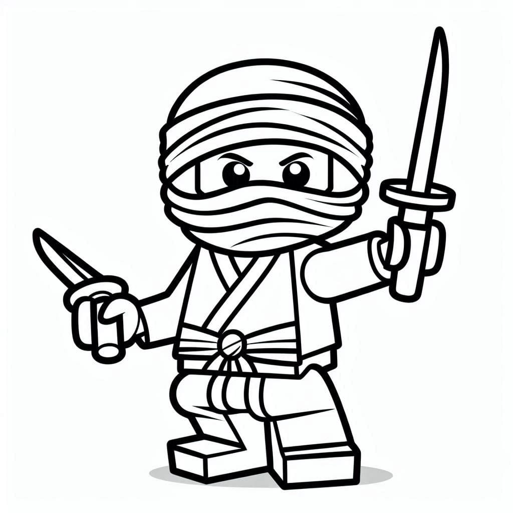 Desenhos de Desenhar Ninjago 5 para colorir