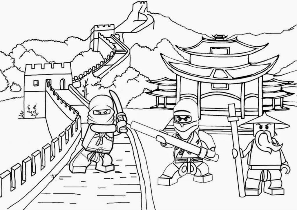 Desenhos de Impressionante Ninjago para colorir