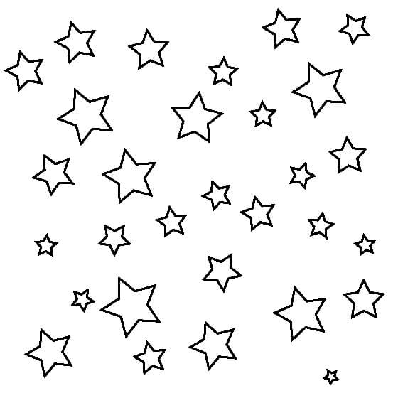 Desenhos de As Estrelas para colorir