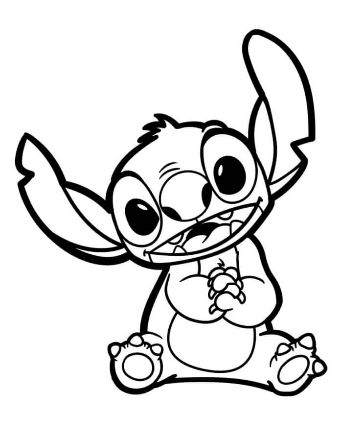 Desenhar Imagens Gratuitas de Stitch para colorir