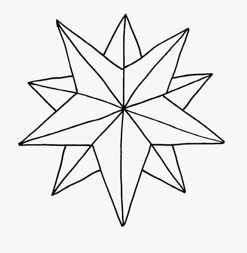 Desenhos de Grande Estrela para colorir