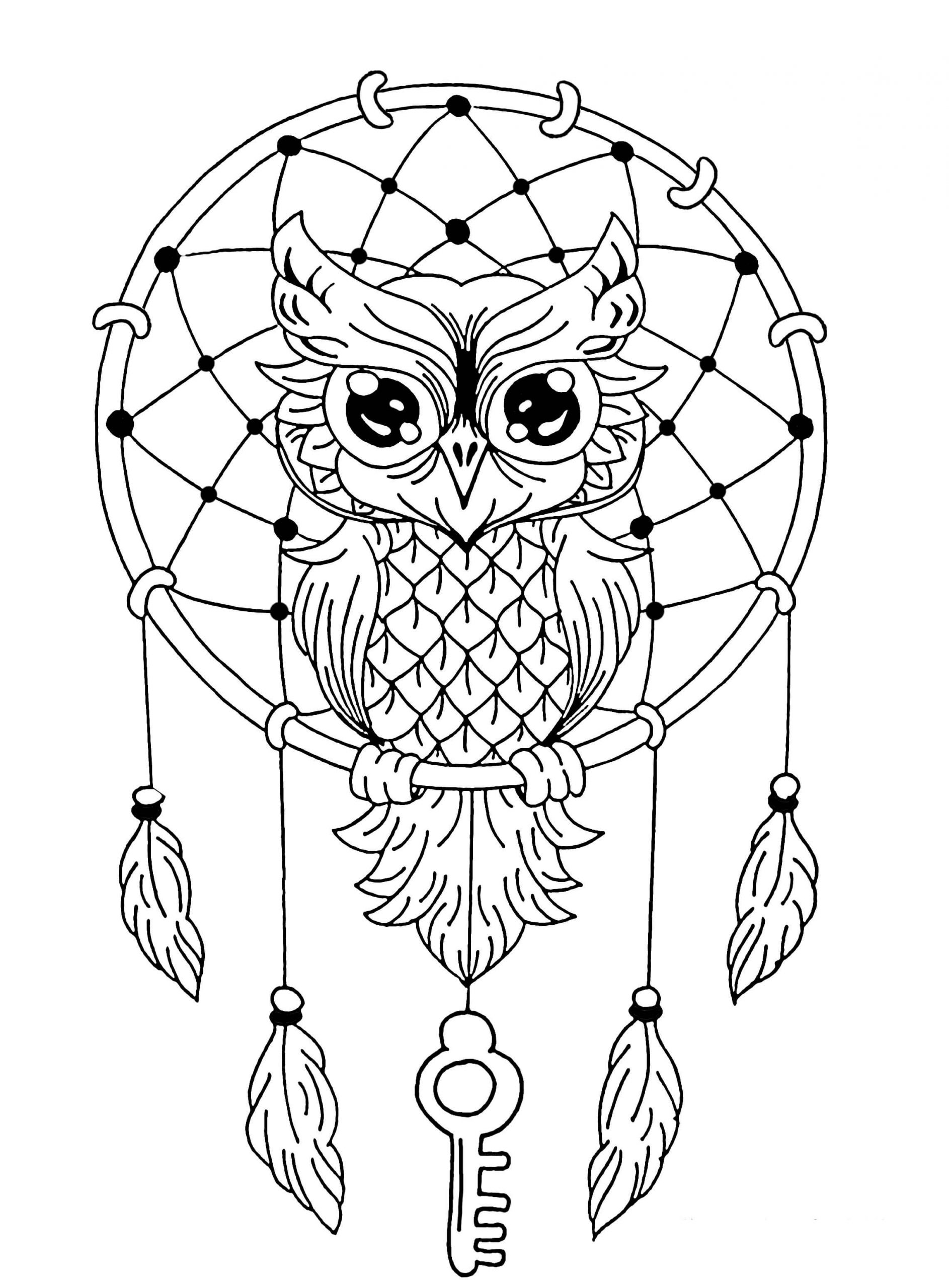 Great Owl para colorir