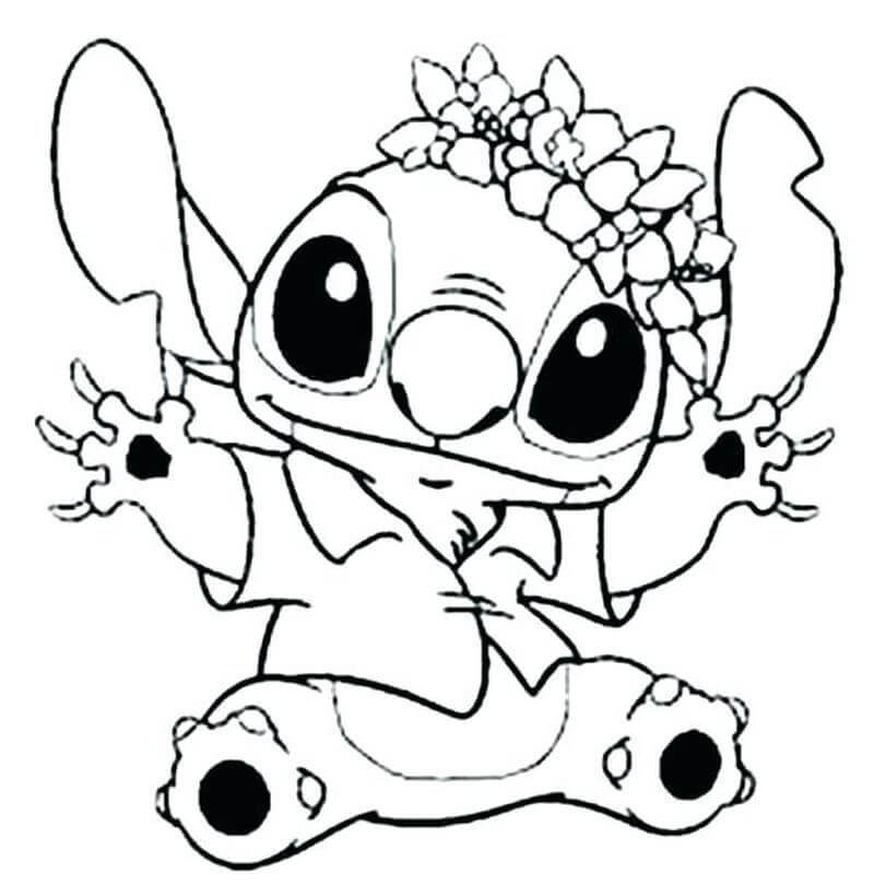 Desenhos de Desenhando Stitch para colorir