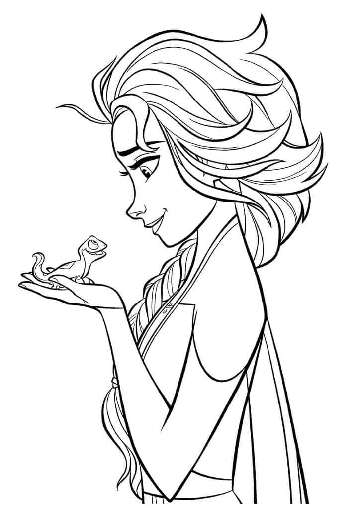Desenhos de Elsa detém Bruni para colorir