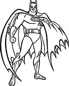 Incrível Batman para colorir