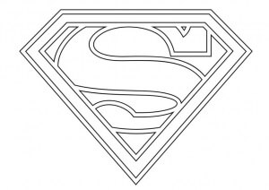 Desenhos de Símbolo do Super-Homem para colorir