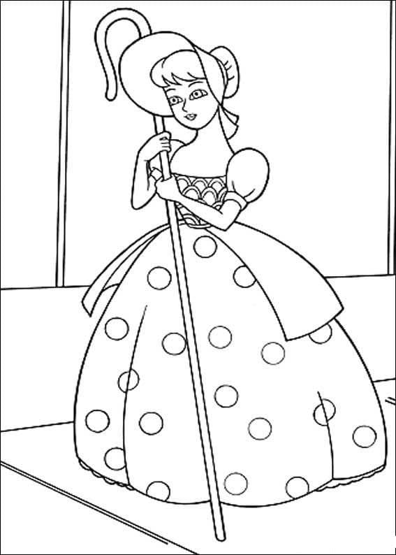 Desenhos de Desenhar Bo Peep Toy Story para colorir