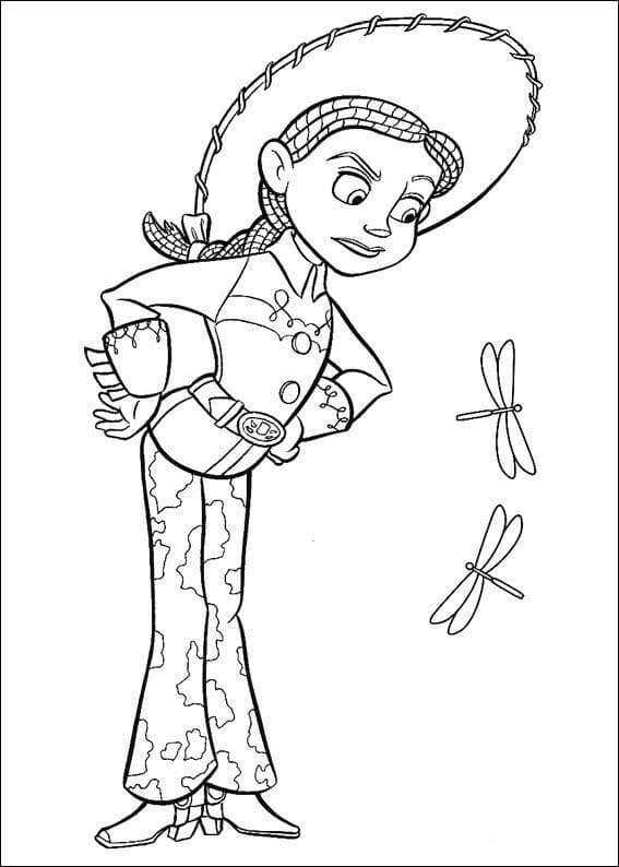 Desenhos de Desenhar Disney Toy Story Jessie para colorir