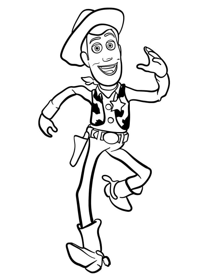 Desenhos de Desenhar Toy Story Xerife Woody para colorir