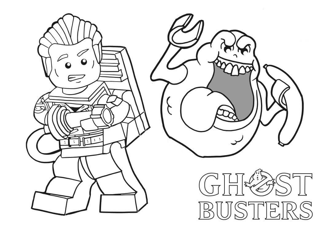 Desenhos de Caça-Fantasmas Lego para colorir