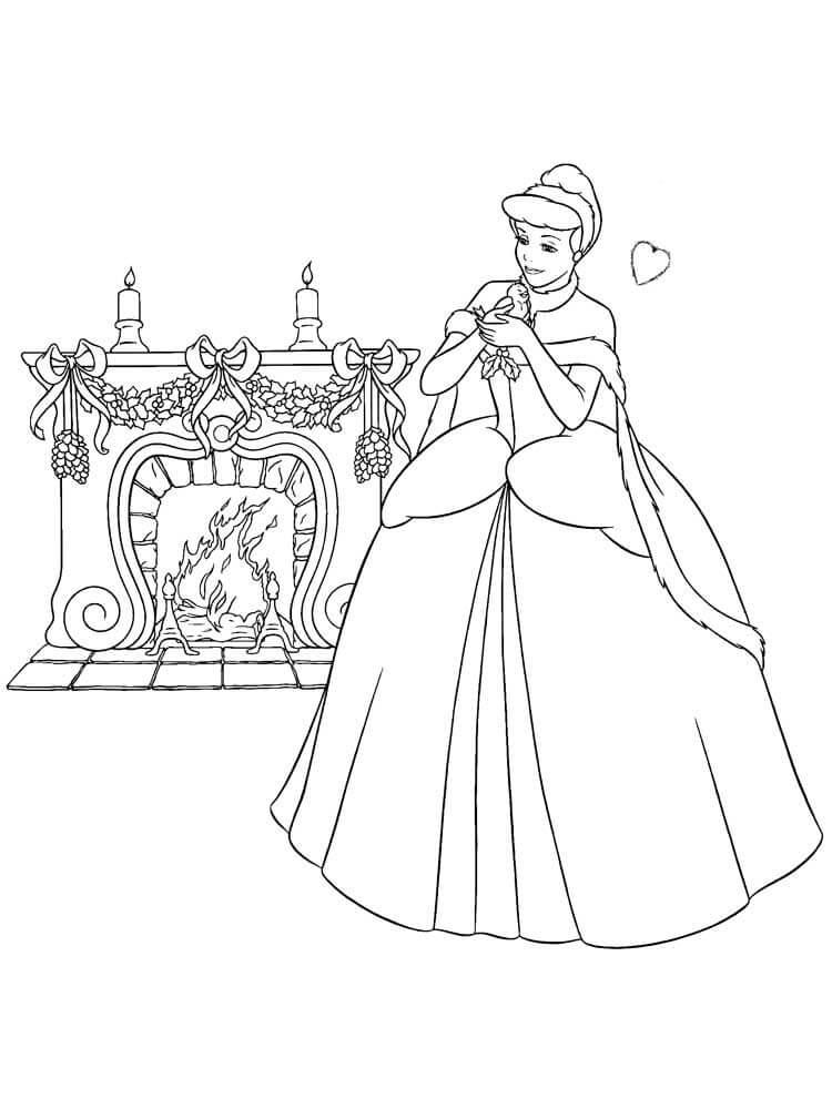 Desenhos de Cinderela Perfeita para colorir
