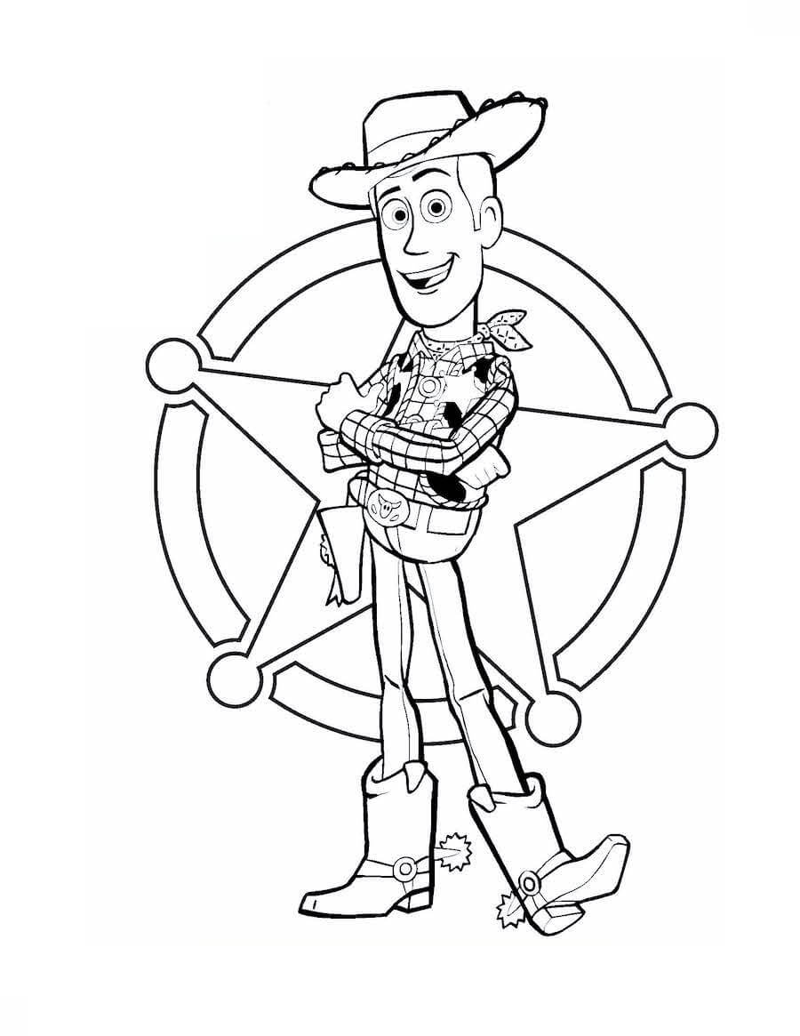 Desenhos de Excelente Woody para colorir