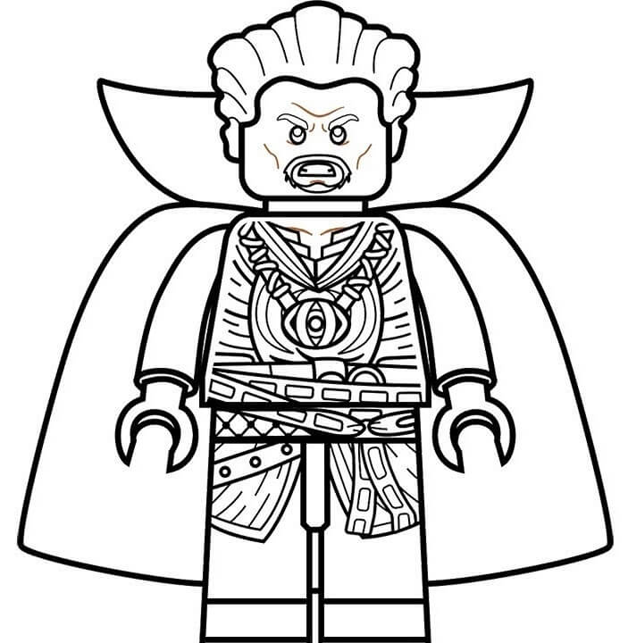Desenhos de Lego Doutor Estranho para colorir