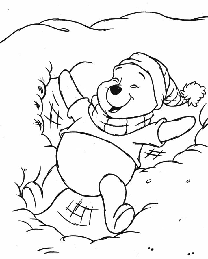 Desenhos de Desenhar Ursinho Pooh para imprimir para colorir