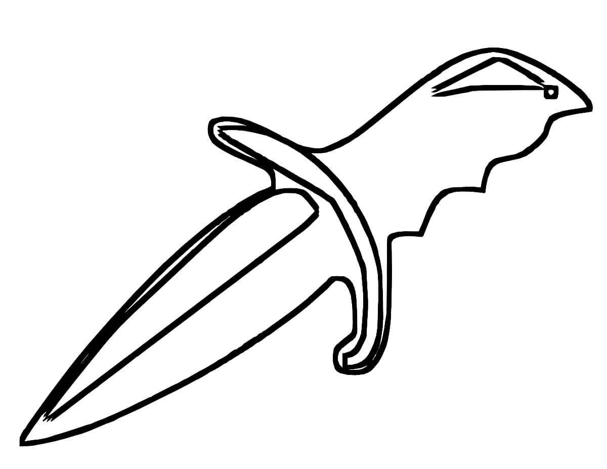 Desenho de Canivete para colorir