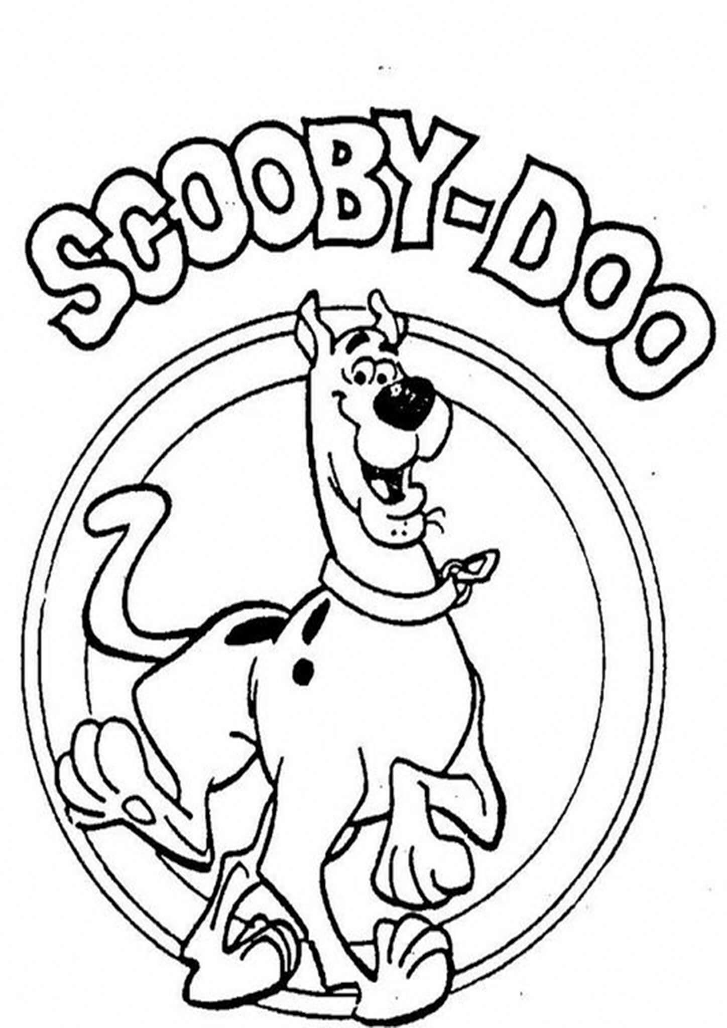 Normal Scooby Doo para colorir