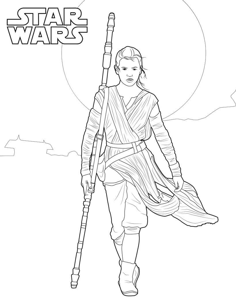 Desenhos de Legal Rey de Star War para colorir