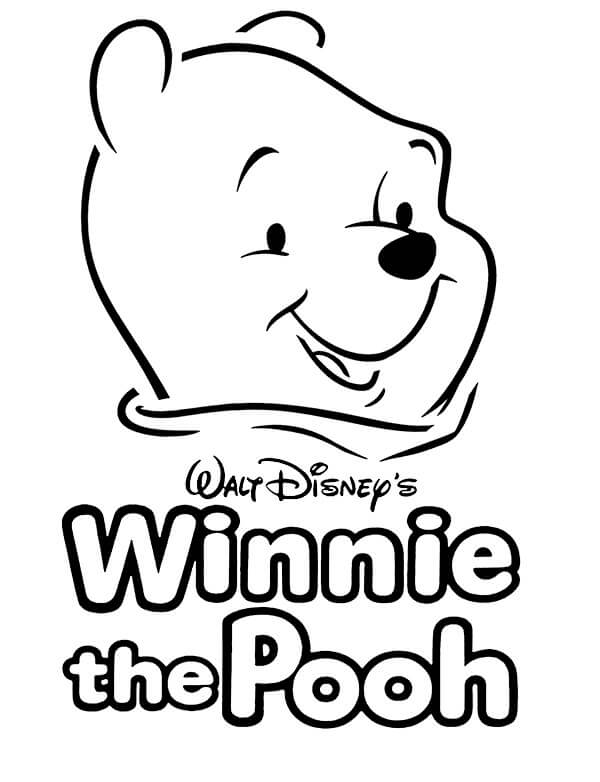 Logo do Ursinho Pooh para colorir