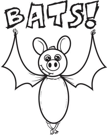 Desenhos de Morcego de Desenho para colorir