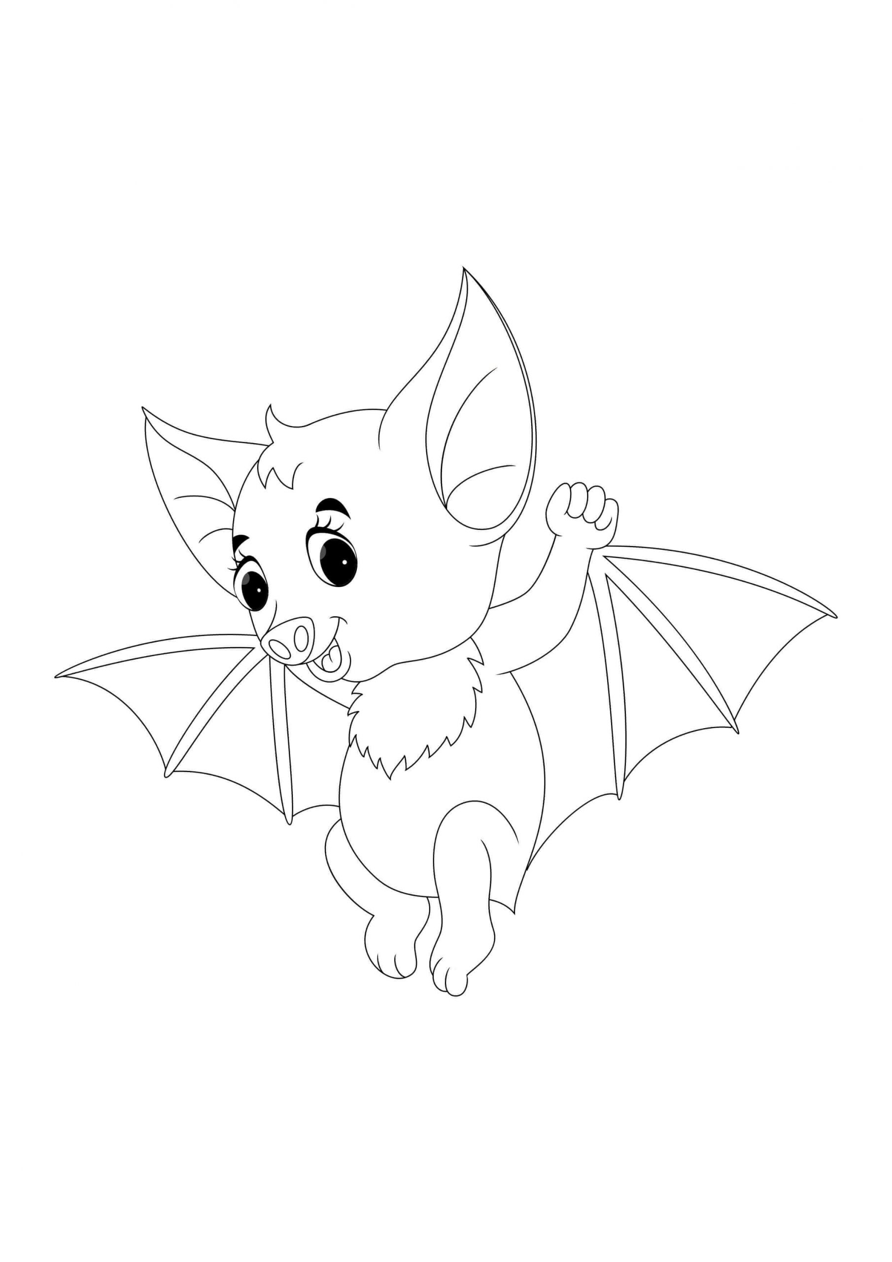 Morcego Imprimível para colorir