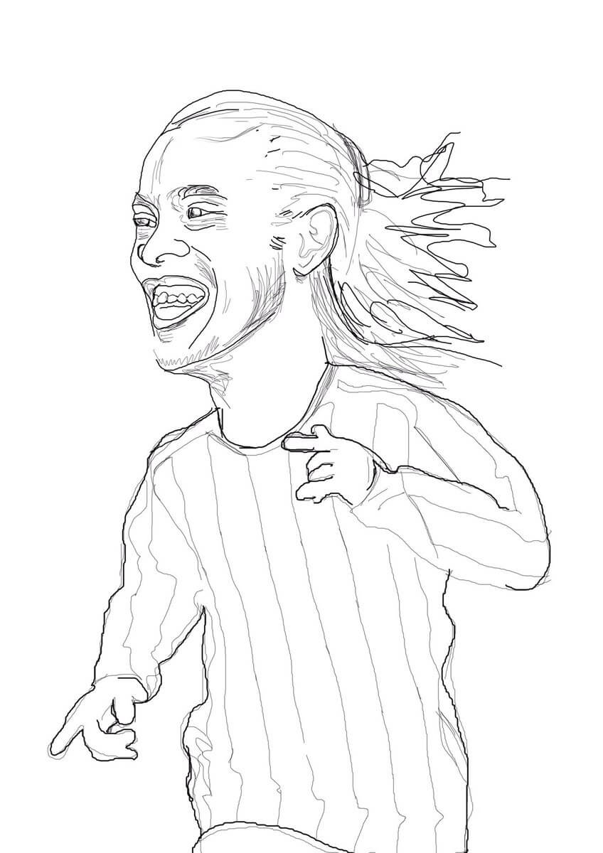 Desenhos de Diversão Ronaldinho para colorir