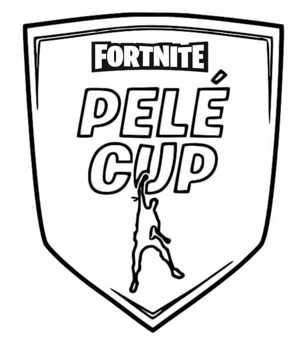 Fortnite Copa Pelé para colorir