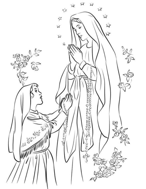 Desenhos de Normal Nossa Senhora da Conceição Aparecida para colorir